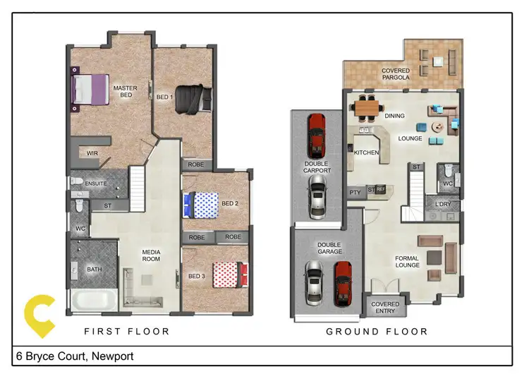 Floorplan of Homely house listing, 6 Bryce Court, Redcliffe QLD 4020