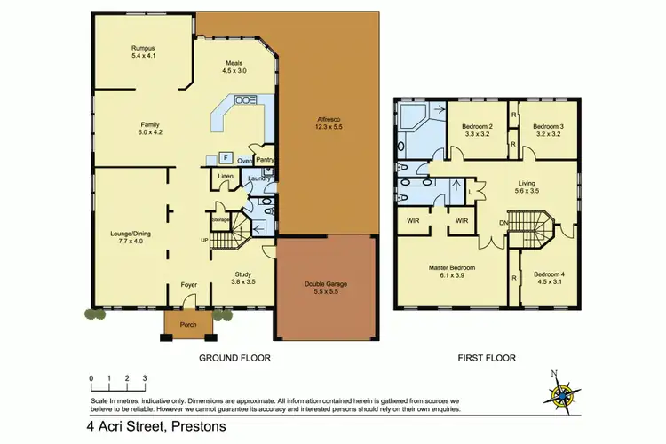 Floorplan of Homely house listing, 4 Acri St,, Prestons NSW 2170