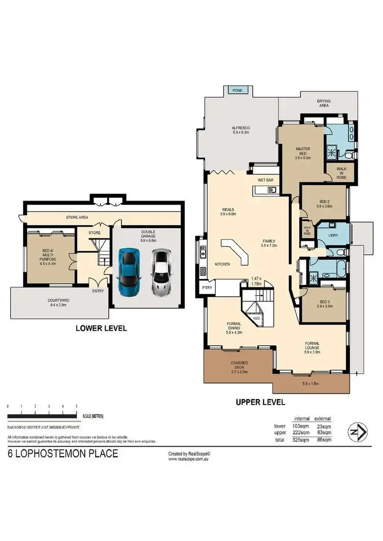 Floorplan of Homely house listing, 6 Lophostemon Place, Seventeen Mile Rocks QLD 4073