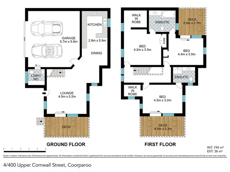 Floorplan of Homely townhouse listing, 4/400 Upper Cornwall Street, Coorparoo QLD 4151