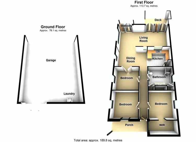 Floorplan of Homely house listing, 81 Heal Street, New Farm QLD 4005