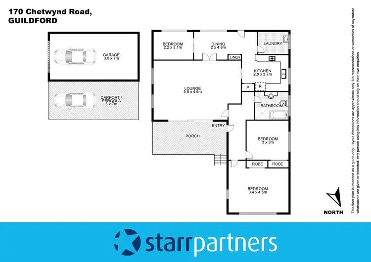 Floorplan of Homely house listing, 170 Chetwynd Road, Guildford NSW 2161