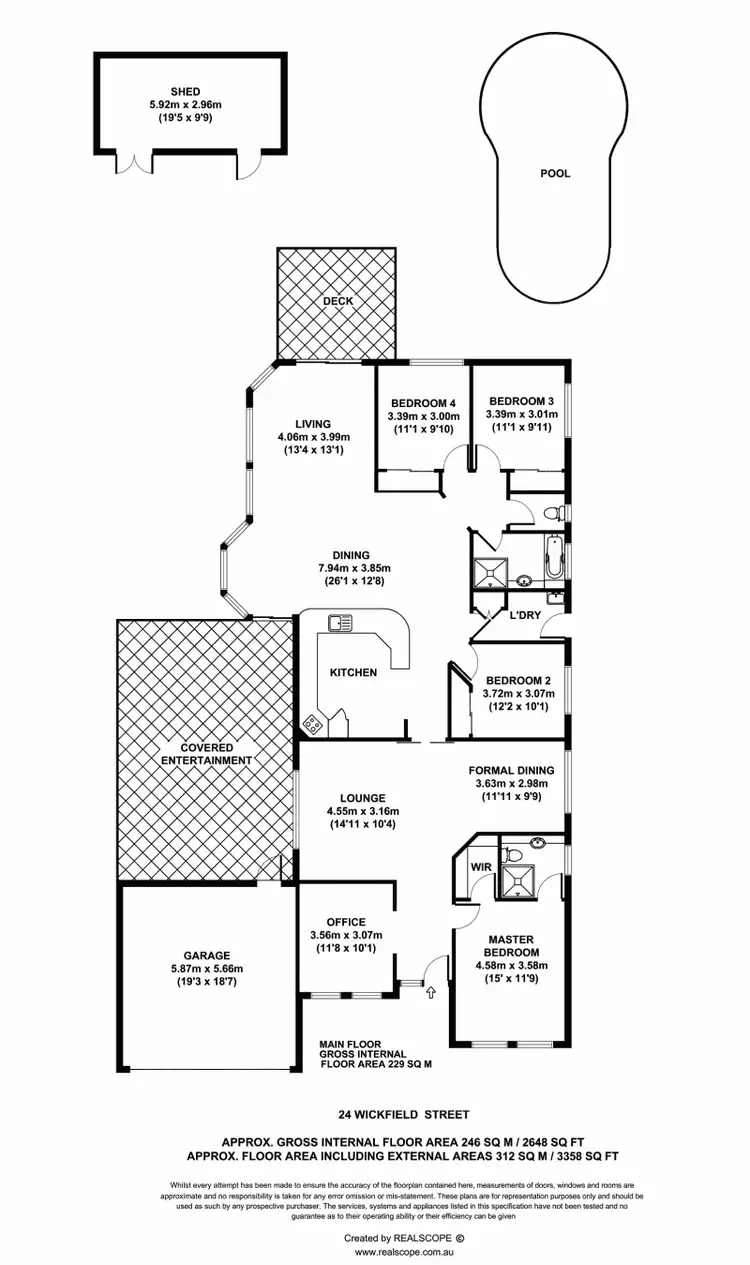 Floorplan of Homely house listing, 24 Wickfield Street, Bracken Ridge QLD 4017