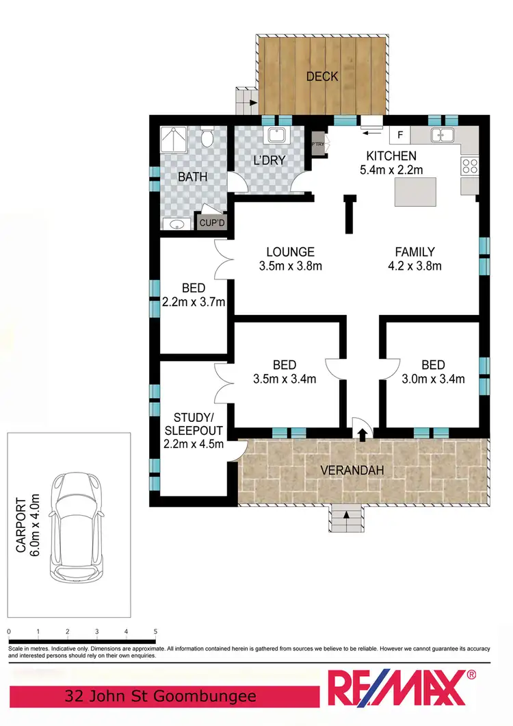 Floorplan of Homely house listing, 32 John Street, Goombungee QLD 4354