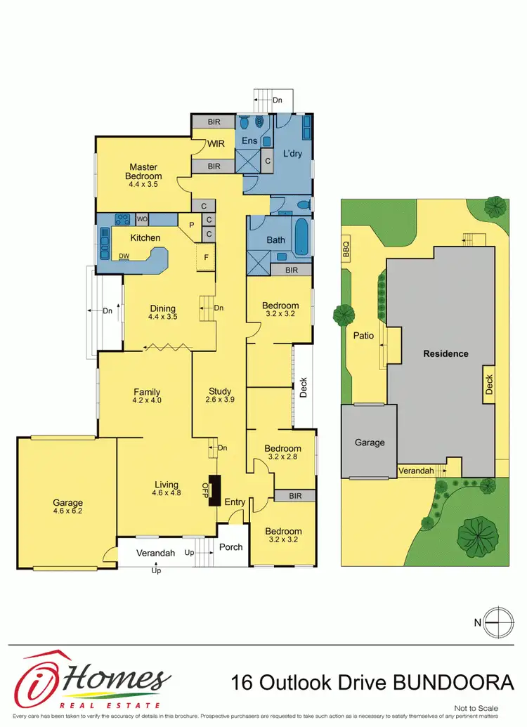 Floorplan of Homely house listing, 16 Outlook Rise, Bundoora VIC 3083