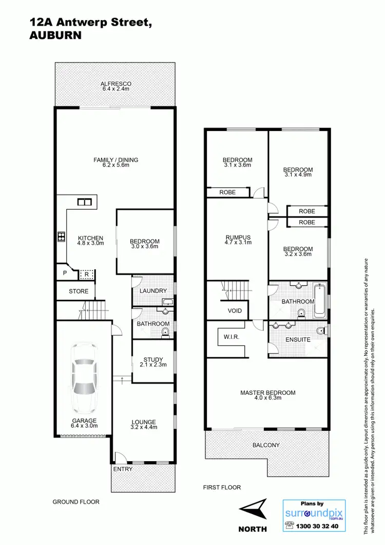 Floorplan of Homely house listing, 12a Antwerp St, Auburn NSW 2144