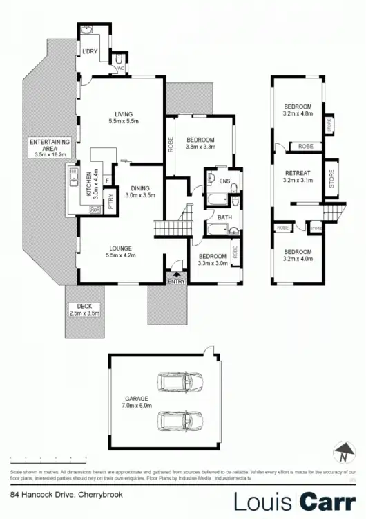 Floorplan of Homely house listing, 84 Hancock Drive, Cherrybrook NSW 2126