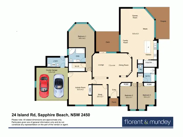 Floorplan of Homely house listing, 24 Island Road, Sapphire Beach NSW 2450