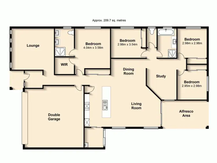 Floorplan of Homely house listing, 1 Lakeland Court, Loganholme QLD 4129