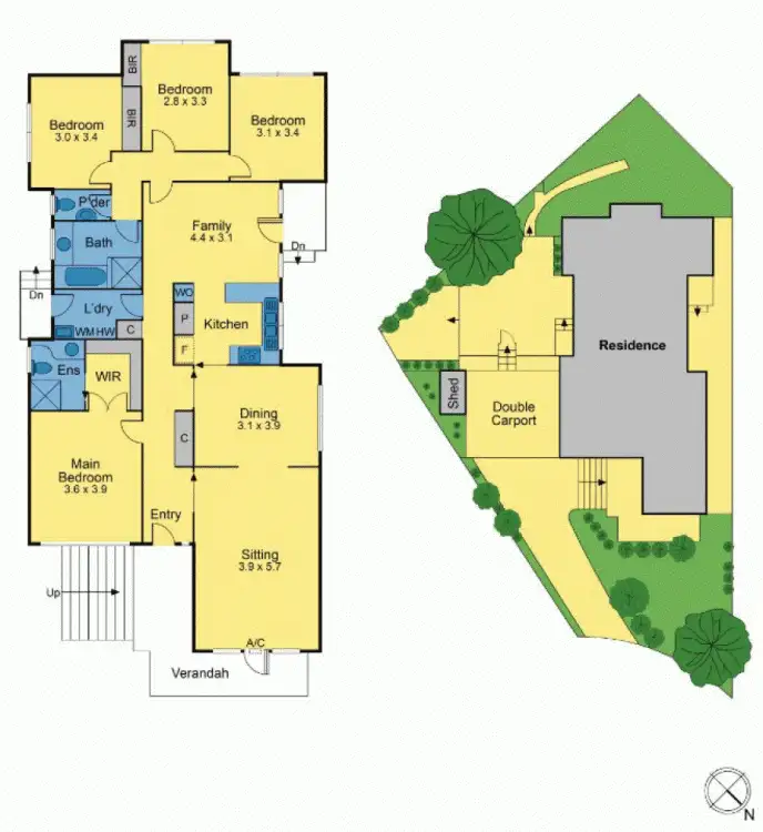 Floorplan of Homely house listing, 11 Tweedie Court, Box Hill North VIC 3129