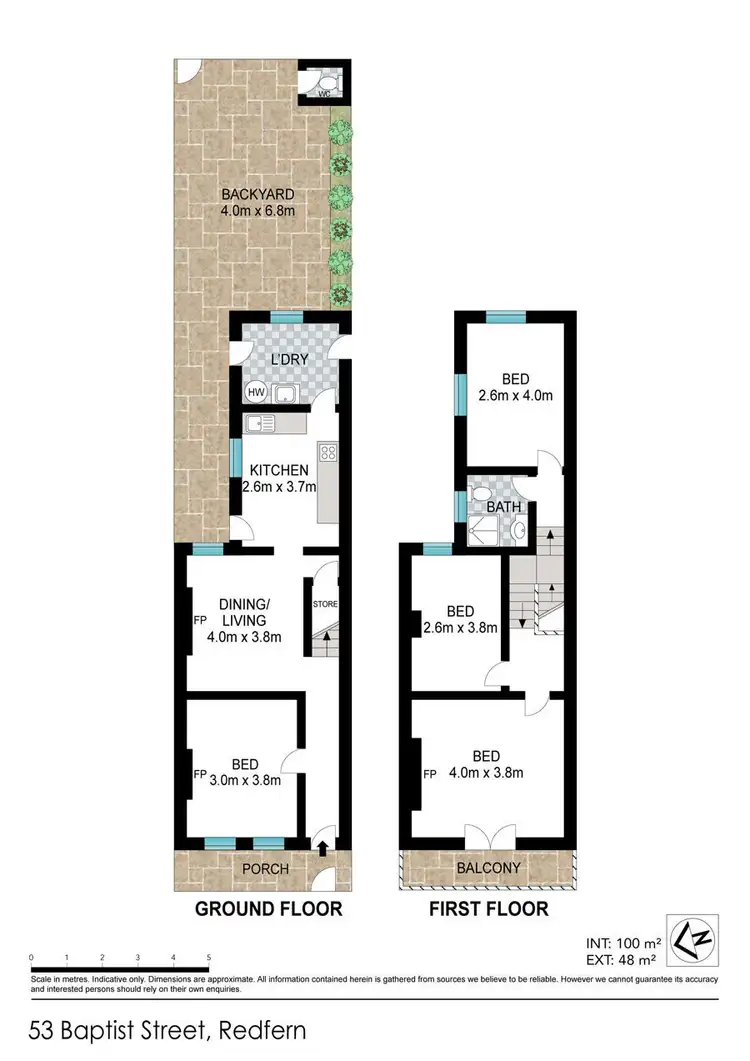 Floorplan of Homely house listing, 53 Baptist Street, Redfern NSW 2016