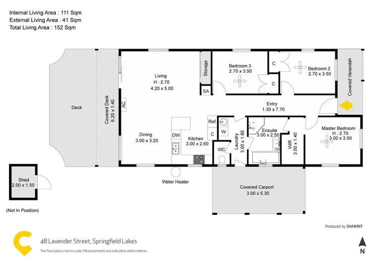 Floorplan of Homely house listing, 48 Lavender Street, Springfield Lakes QLD 4300