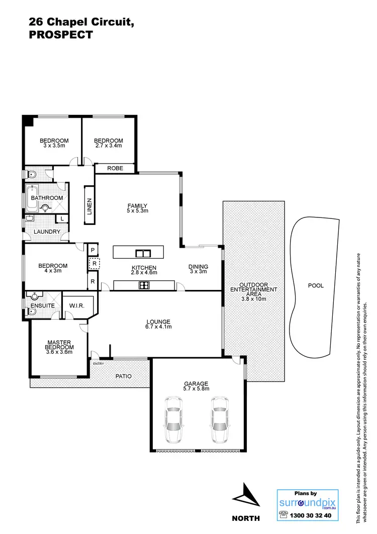 Floorplan of Homely house listing, 26 Chapel Circuit, Prospect NSW 2148