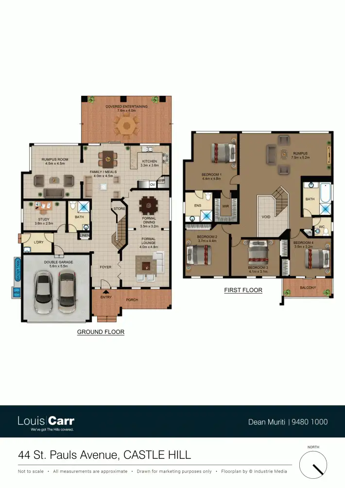 Floorplan of Homely house listing, 44 St Pauls Avenue, Castle Hill NSW 2154