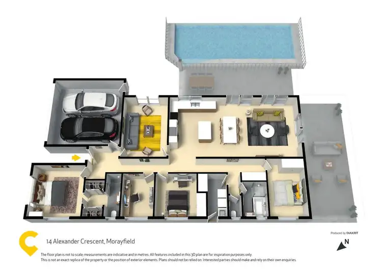 Floorplan of Homely house listing, 14 Alexander Crescent, Morayfield QLD 4506