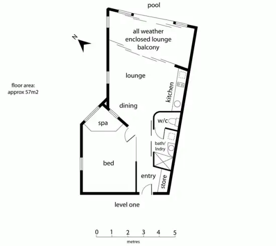 Floorplan of Homely unit listing, 315/16 Noosa Drive, Noosa Heads QLD 4567