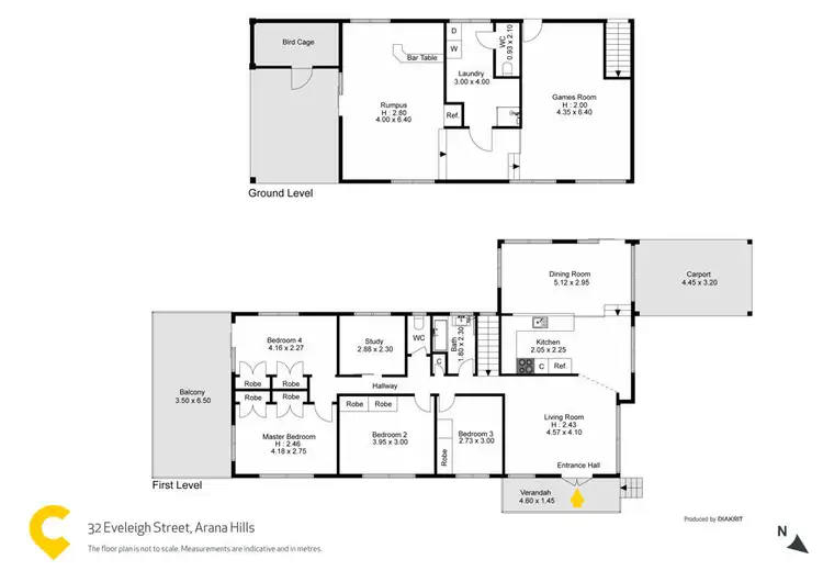 Floorplan of Homely house listing, 32 Eveleigh Street, Arana Hills QLD 4054