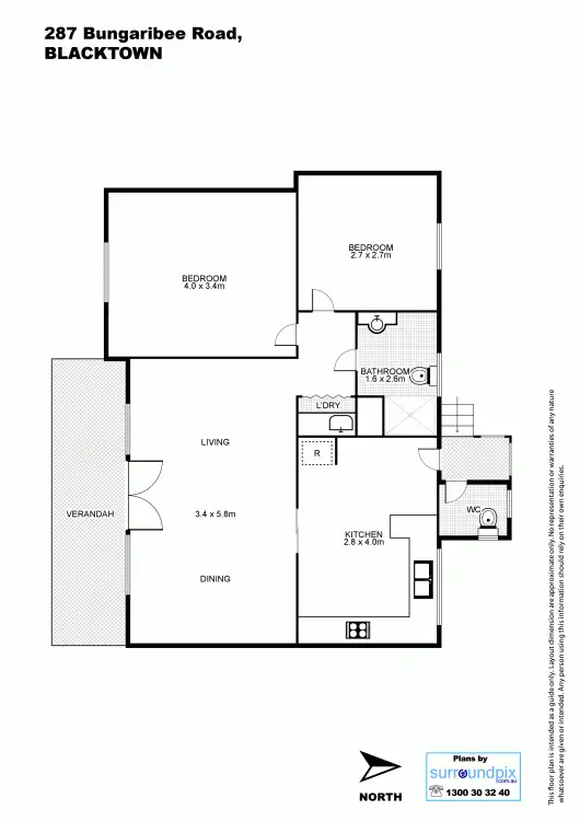 Floorplan of Homely house listing, 287 Bungarribee Road, Blacktown NSW 2148
