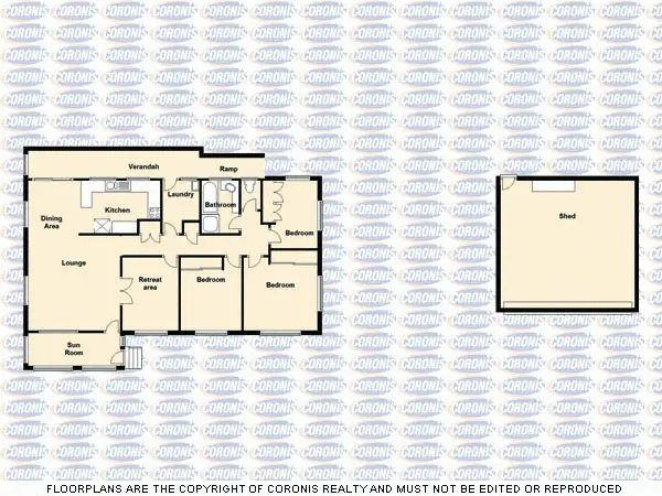 Floorplan of Homely house listing, 41 Maryborough Terrace, Scarborough QLD 4020