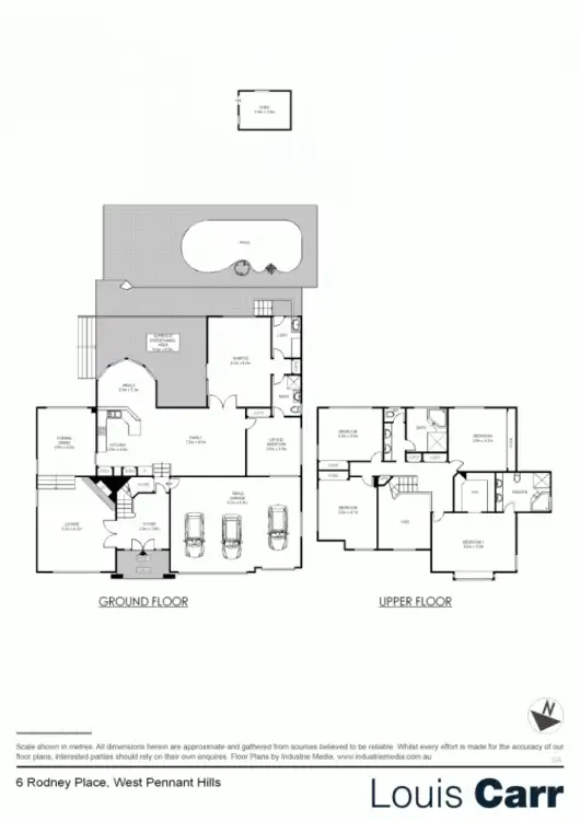 Floorplan of Homely house listing, 6 Rodney Place, West Pennant Hills NSW 2125
