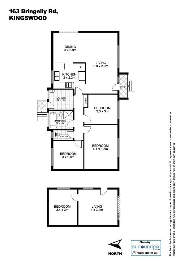 Floorplan of Homely house listing, 163 Bringelly Road, Kingswood NSW 2747