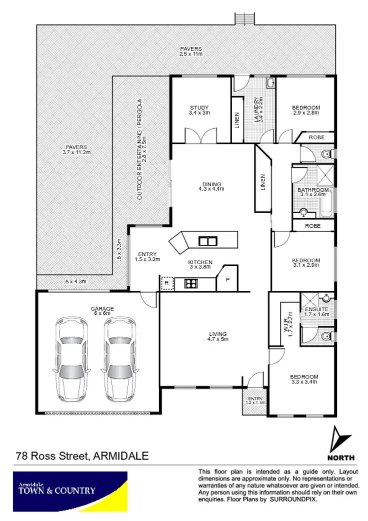 Floorplan of Homely house listing, 78 Ross Street, Armidale NSW 2350