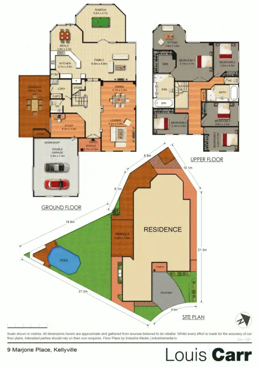 Floorplan of Homely house listing, 9 Marjorie Place, Kellyville NSW 2155