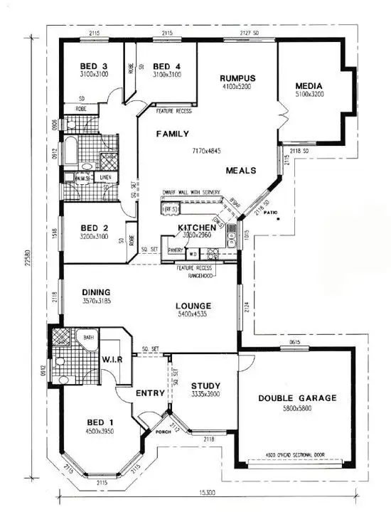 Floorplan of Homely house listing, 81 North Ridge Circuit, Deception Bay QLD 4508