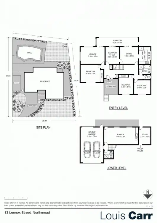 Floorplan of Homely house listing, 13 Lennox Street, Northmead NSW 2152
