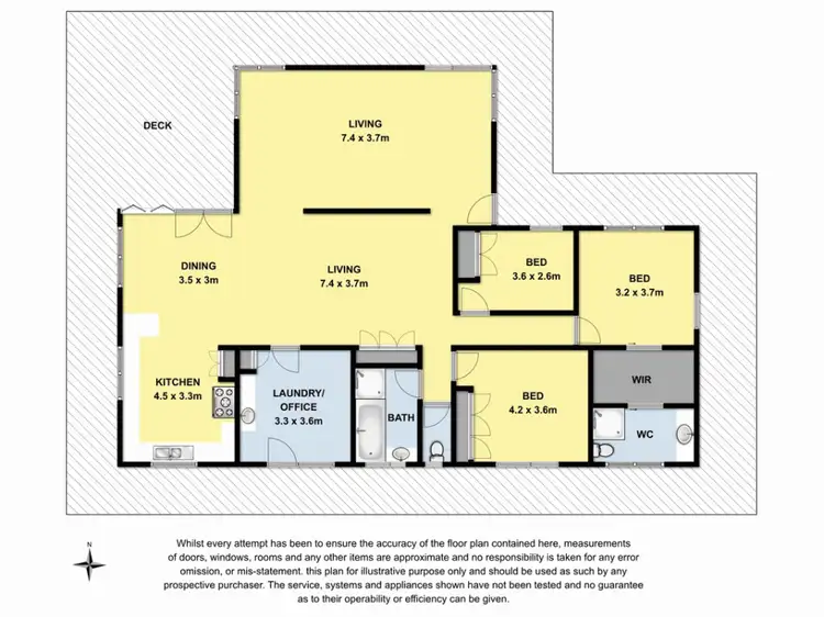 Floorplan of Homely house listing, 3 Slater Street, Elliminyt VIC 3250