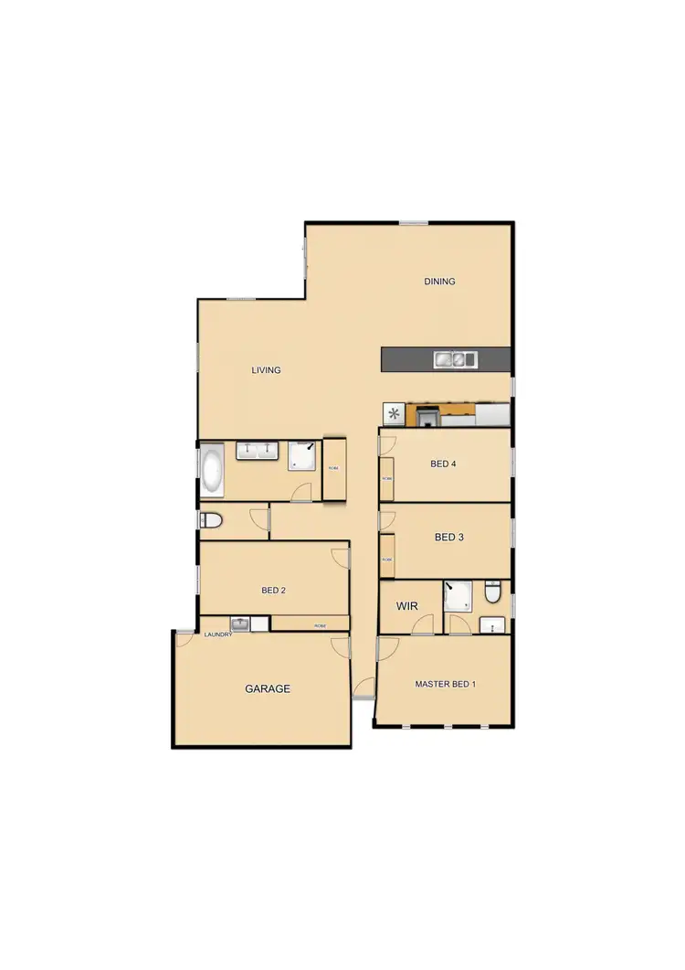 Floorplan of Homely house listing, 2 Nebo Street, Caloundra West QLD 4551