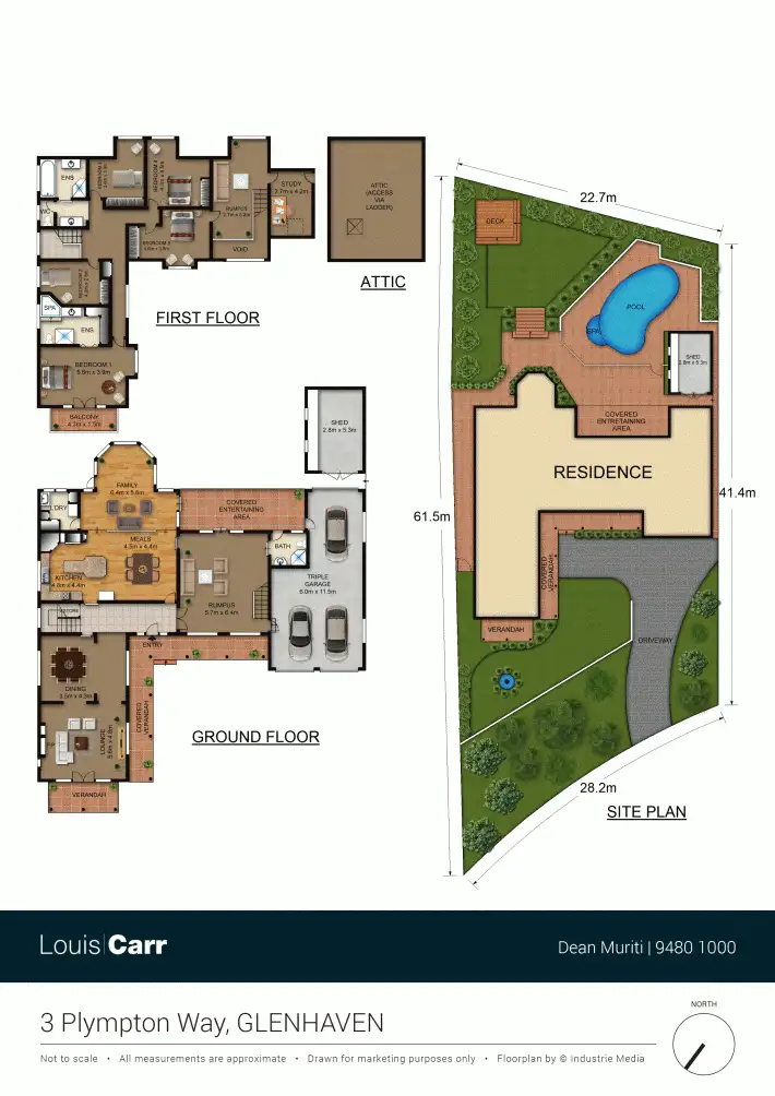Floorplan of Homely house listing, 3 Plympton Way, Glenhaven NSW 2156