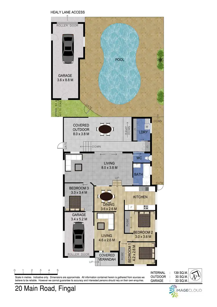 Floorplan of Homely house listing, 20 Main Road, Fingal Head NSW 2487