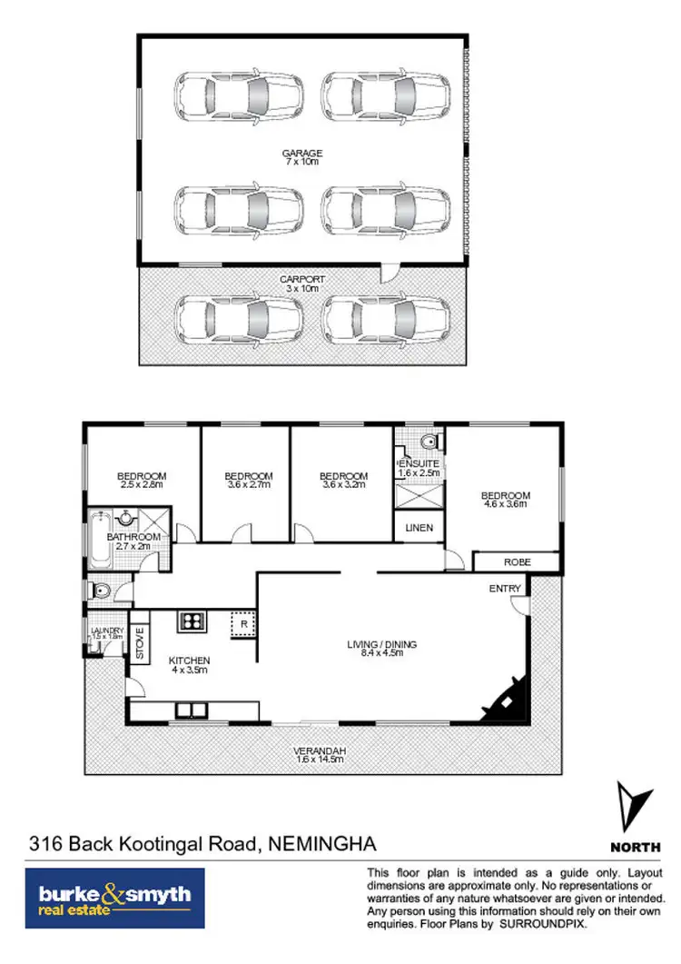Floorplan of Homely house listing, 316 Back Kootingal Road, Tamworth NSW 2340