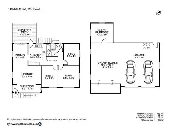 Floorplan of Homely house listing, 5 Bartels St, Mount Gravatt QLD 4122