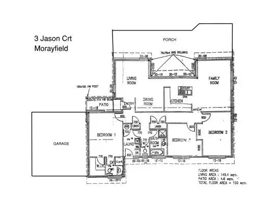 Floorplan of Homely house listing, 3 Jason Court, Morayfield QLD 4506