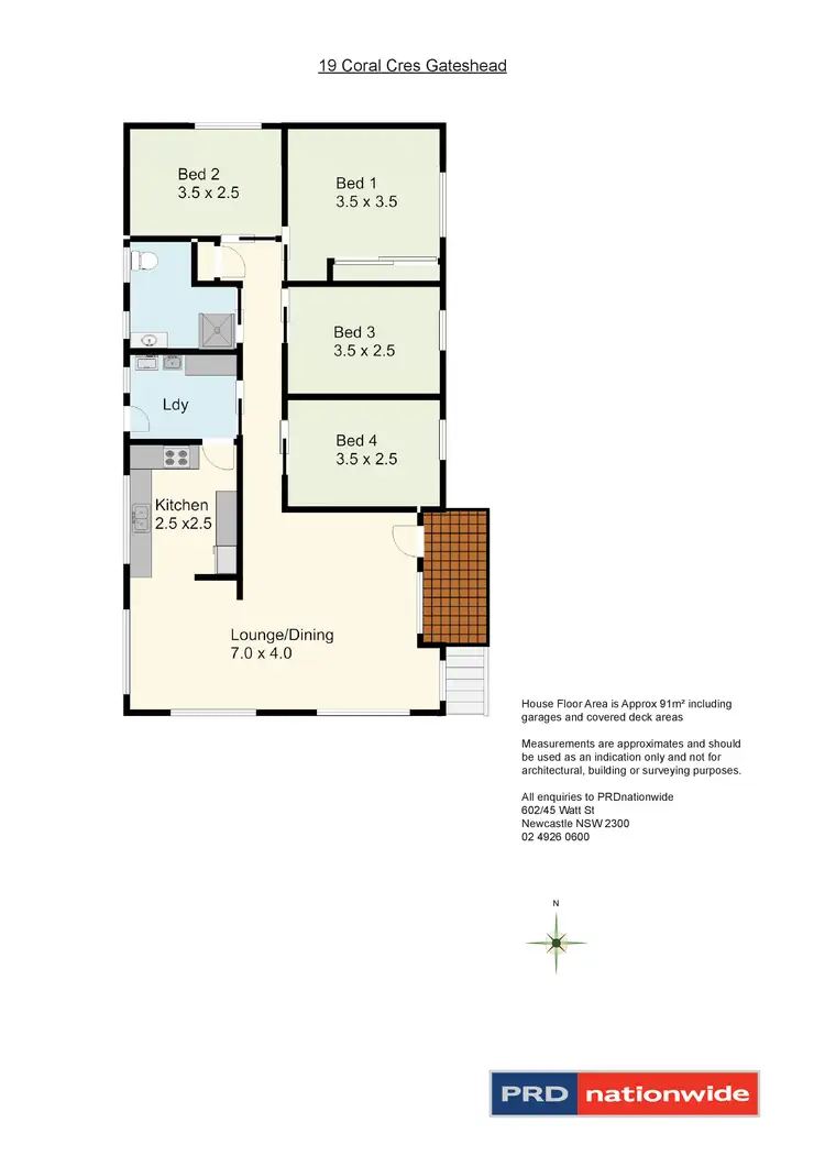 Floorplan of Homely house listing, 19 Coral Crescent, Gateshead NSW 2290