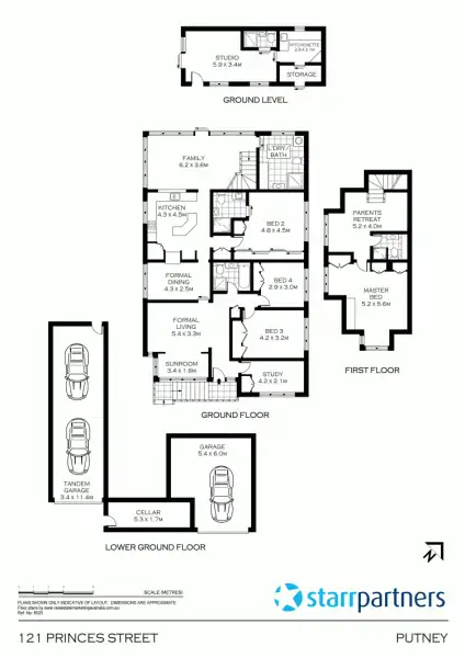 Floorplan of Homely house listing, 121 Princes St, Putney NSW 2112
