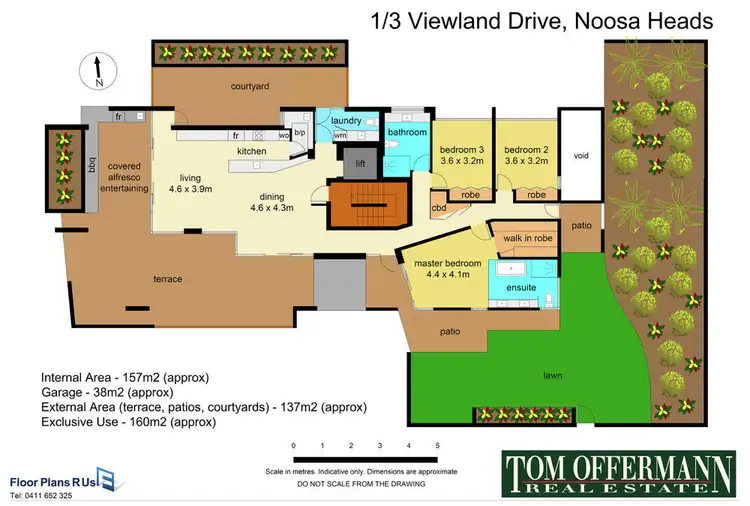 Floorplan of Homely unit listing, 1/3 Viewland Drive, Noosa Heads QLD 4567