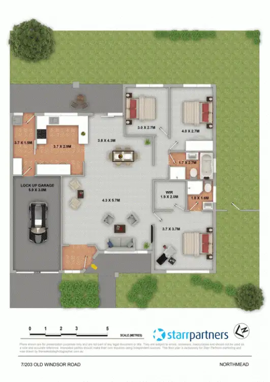 Floorplan of Homely townhouse listing, 7/203 Old Windsor Road, Northmead NSW 2152