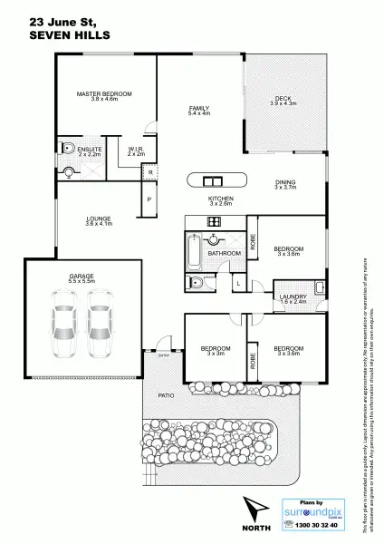 Floorplan of Homely house listing, 23 June Street, Seven Hills NSW 2147