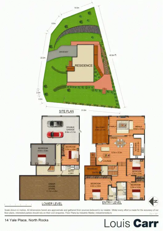 Floorplan of Homely house listing, 14 Yale Close, North Rocks NSW 2151