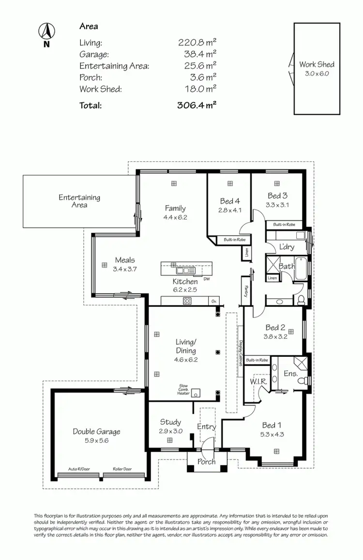 Floorplan of Homely house listing, 8 Bray Road, Mount Barker SA 5251