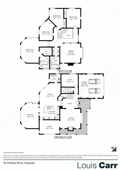 Floorplan of Homely house listing, 35 Perkins Drive, Kellyville NSW 2155