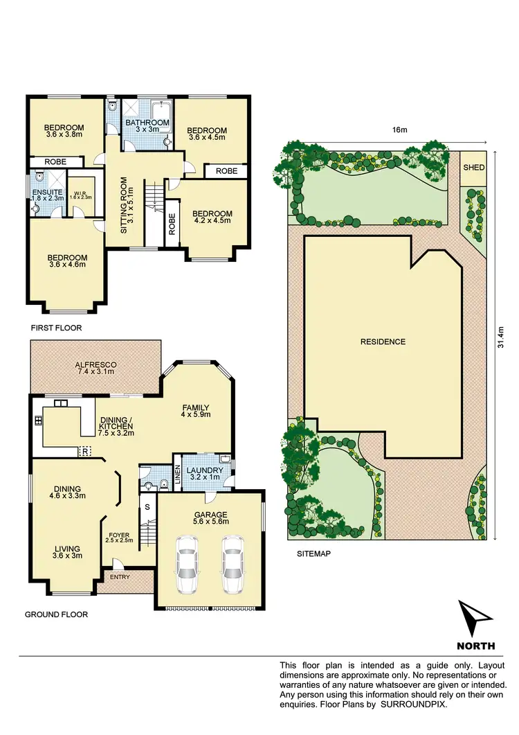 Floorplan of Homely house listing, 4 Pier Street, Prospect NSW 2148