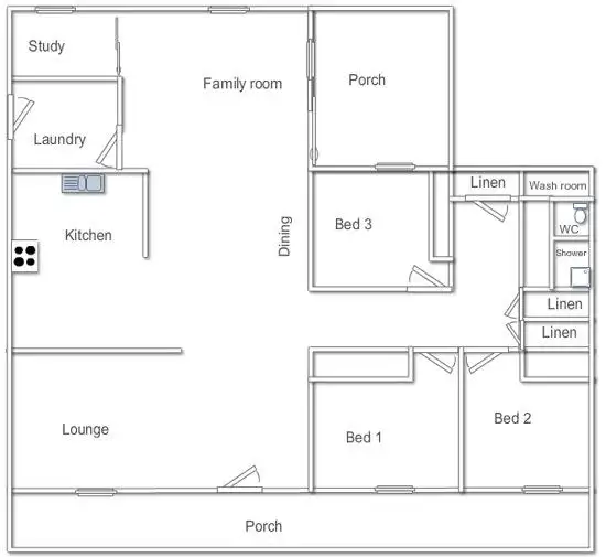 Floorplan of Homely house listing, 42 Grampian Street, Yass NSW 2582