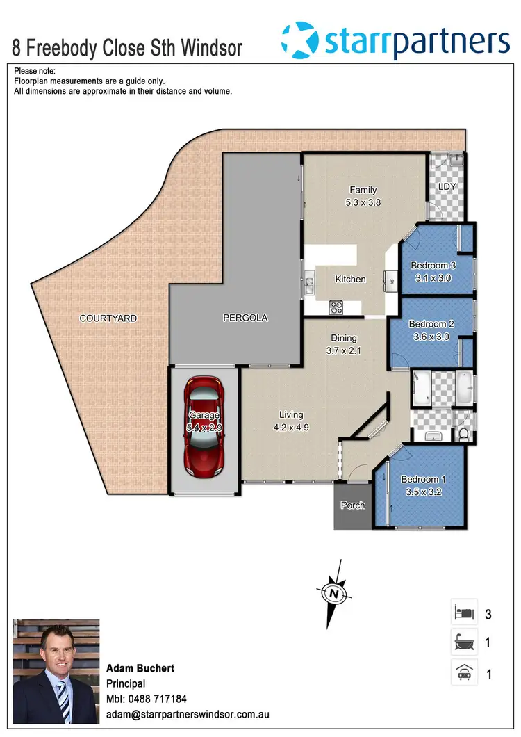 Floorplan of Homely house listing, 8 Freebody Close, South Windsor NSW 2756