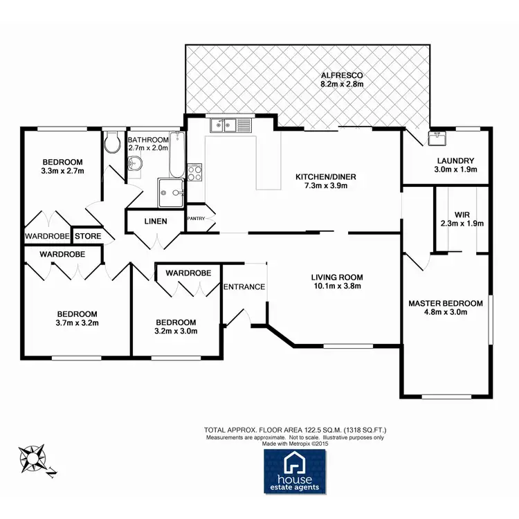 Floorplan of Homely house listing, 16 Jamieson Court, Darling Heights QLD 4350