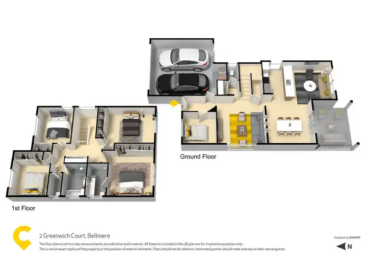 Floorplan of Homely house listing, 2 Greenwich Court, Bellmere QLD 4510