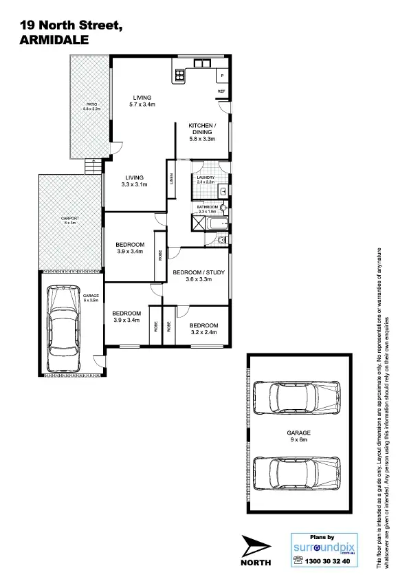 Floorplan of Homely house listing, 19 North Street, Armidale NSW 2350